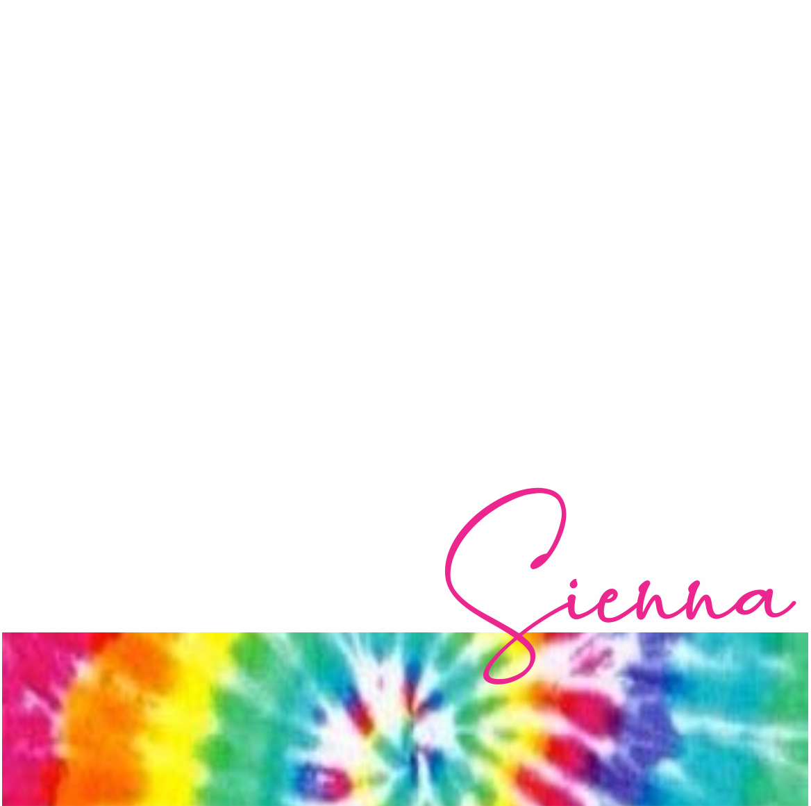 Tie dye bright